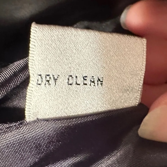 Talbot Petite Black Pure Wool Lined Italian Fabric Blazer Jacket Size 10P - Picture 10 of 11